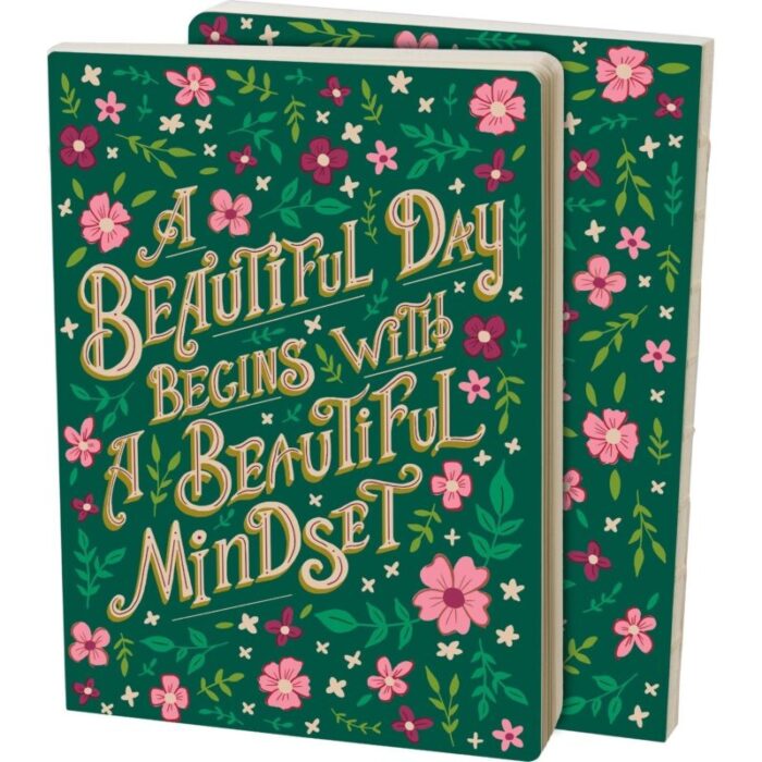 A Beautiful Day Begins With A Beautiful Mind Double Sided Journal 160 lined pages