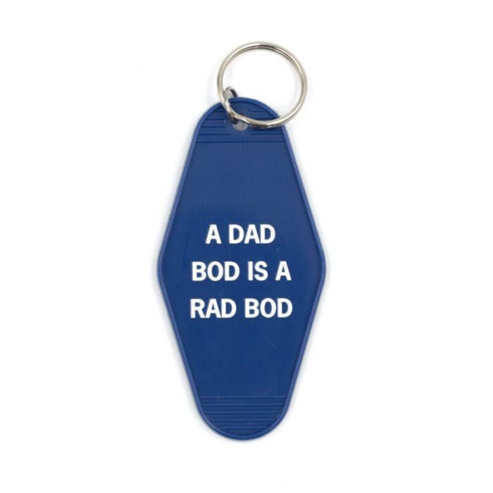 A Dad Bod is a Rad Bod Motel Style Keychain in Blue Body Positivity Themed Funny Key Tag Gift for Him 2 cf8b47d2 e3ca 4c90 863a fbaba7be7dc1