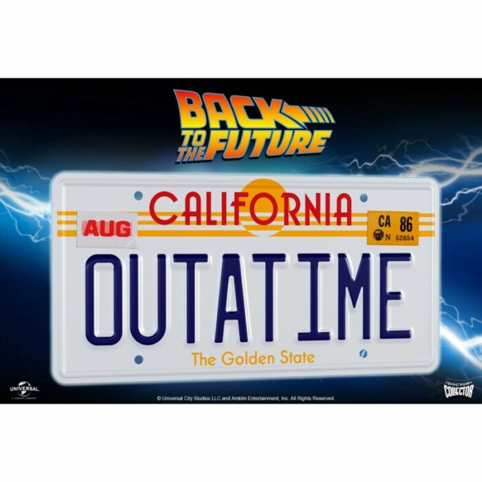 BTTF Render License plate 2