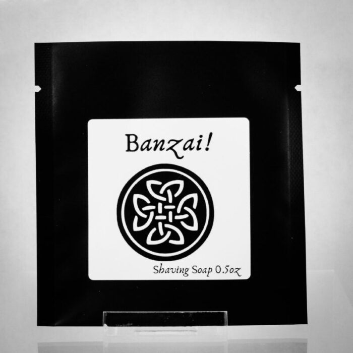 Banzai Shaving Soap Sample by Murphy and McNeil