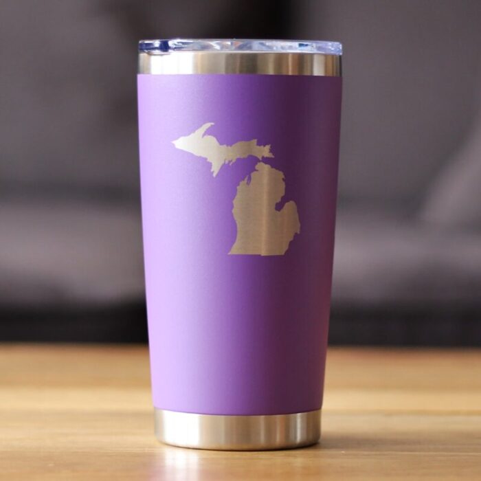 CT20oz michiganoutline purple LS1 SQ