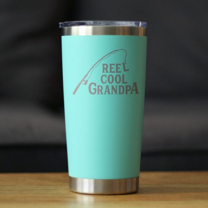 CT20oz reelcoolgrandpa teal LS1 SQ