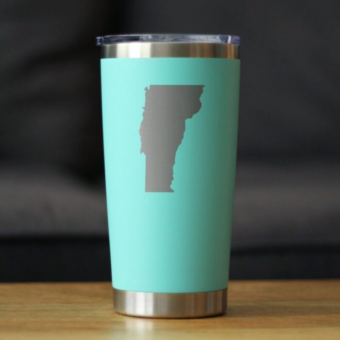 CT20oz vermontoutline teal LS1 SQ