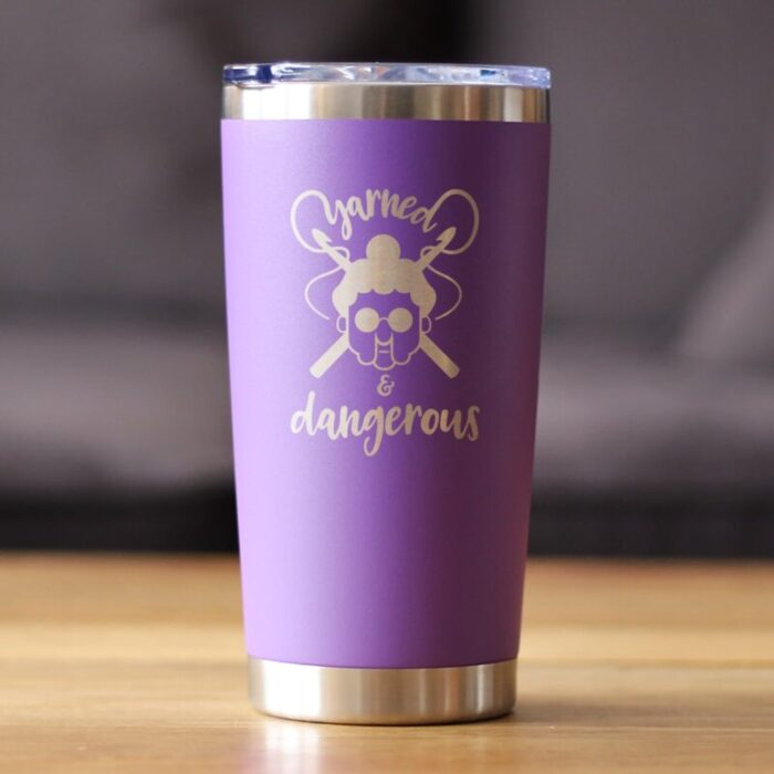 CT20oz yarnedanddangerous purple LS1 SQ