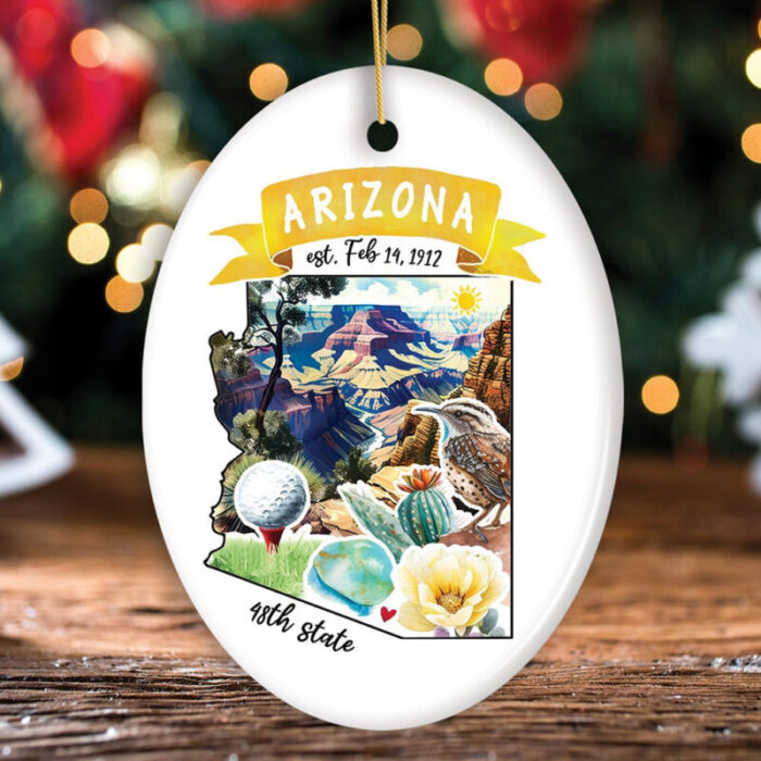 ForPoductArtisticArizonaStateThemesandLandmarksChristmasOrnament