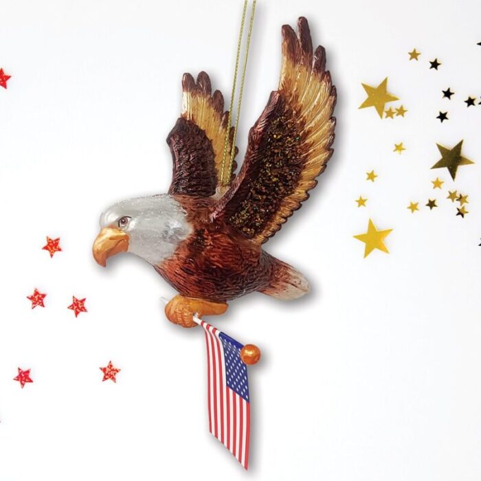 ForProduct 01AmericanBaldEaglePatrioticGlassOrnament USAFlagChristmasDecorMockupGroup 05 01