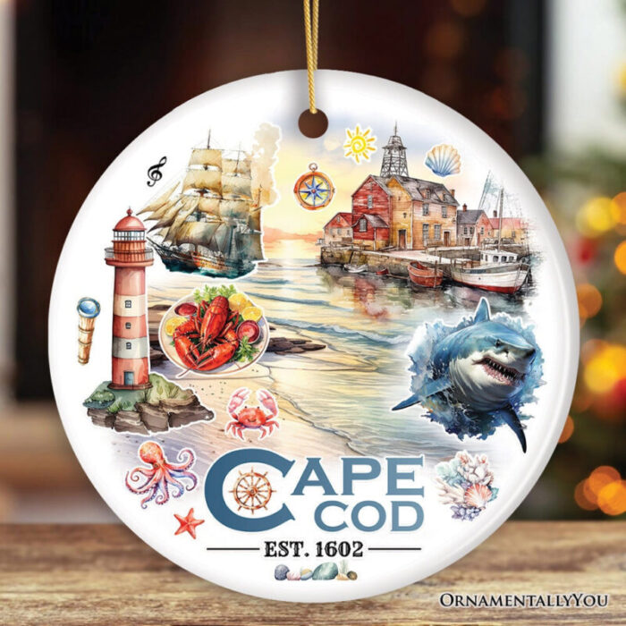 ForProduct 01ArtisticCapeCodExhibitOrnament MassachusettsLandmarkandSouvenirGiftMockupGroup 08