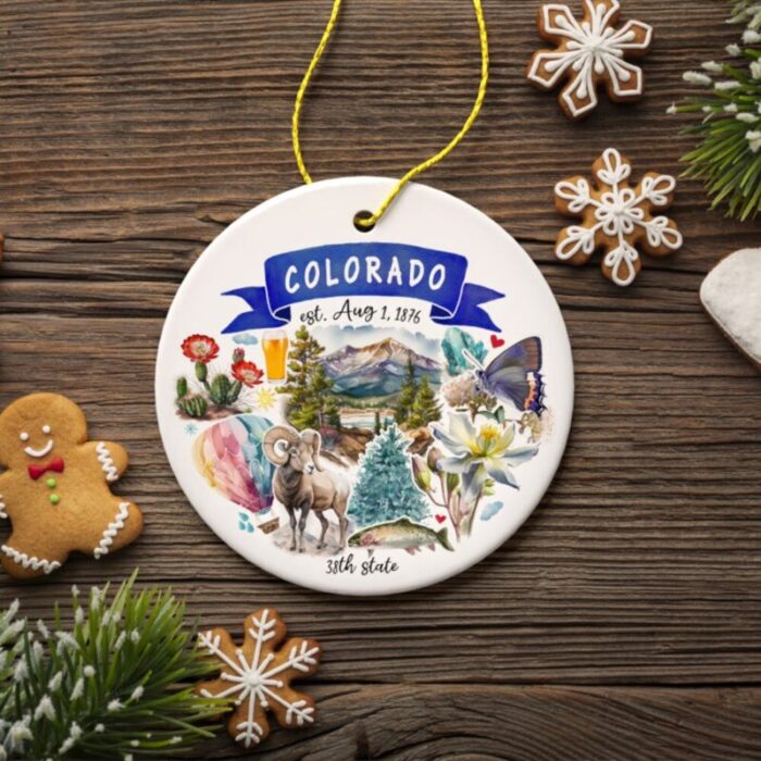 ForProductColoradoOrnamentTopViewChristmasFramewithCopySpace