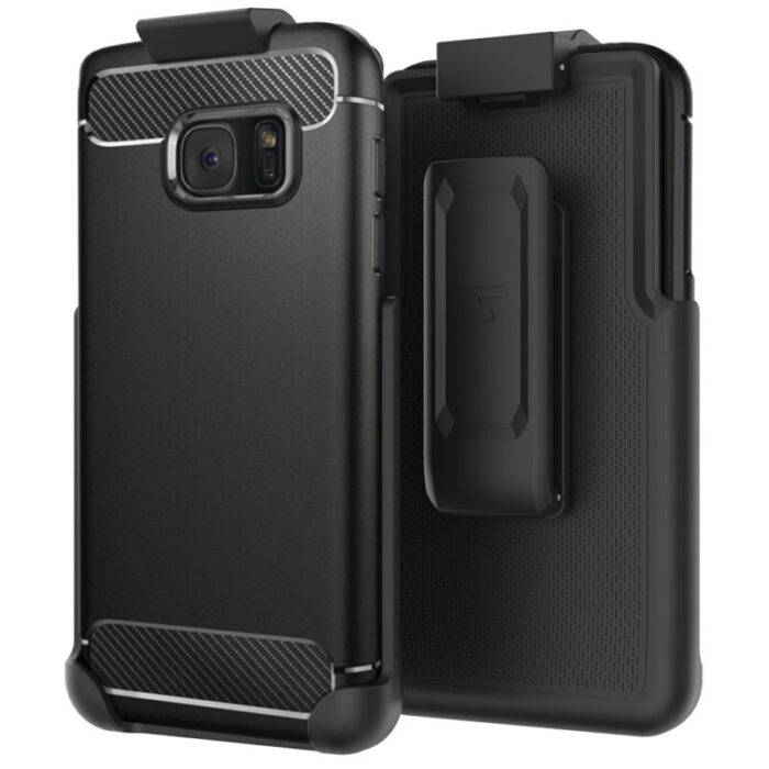 Galaxy S7 Spigen Rugged Armor Holster Black HL10SD