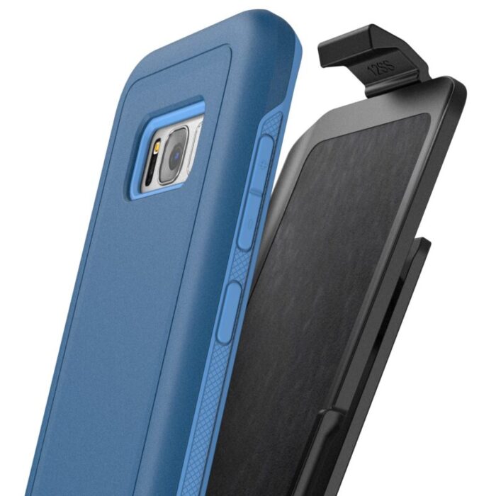 Galaxy S8 Rebel Case And Holster Blue Blue RB12BL HL