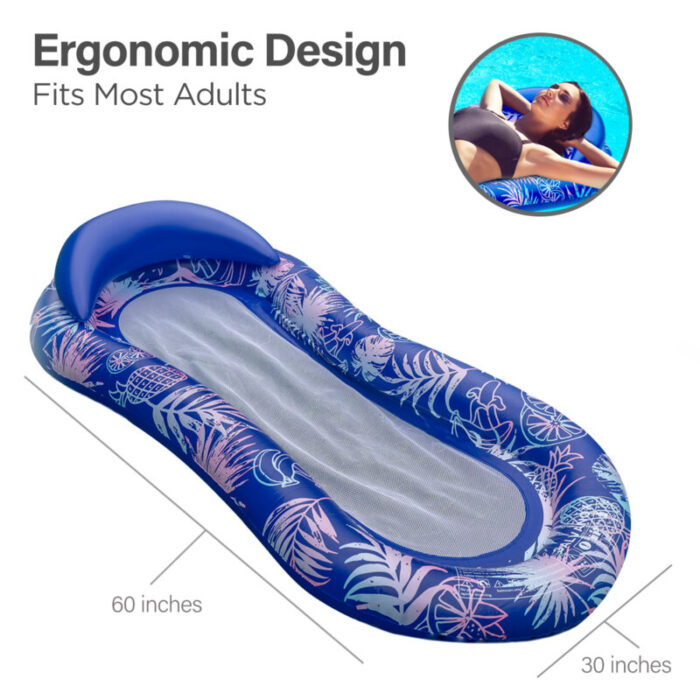 Galvanox Water Lounger Inflatable Floating Boat Tropical Forest IFBT050 10