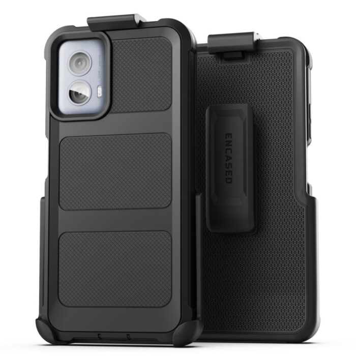 Motorola Moto G Power 2024 Falcon Case with Belt Clip Holster ERS411HL 9