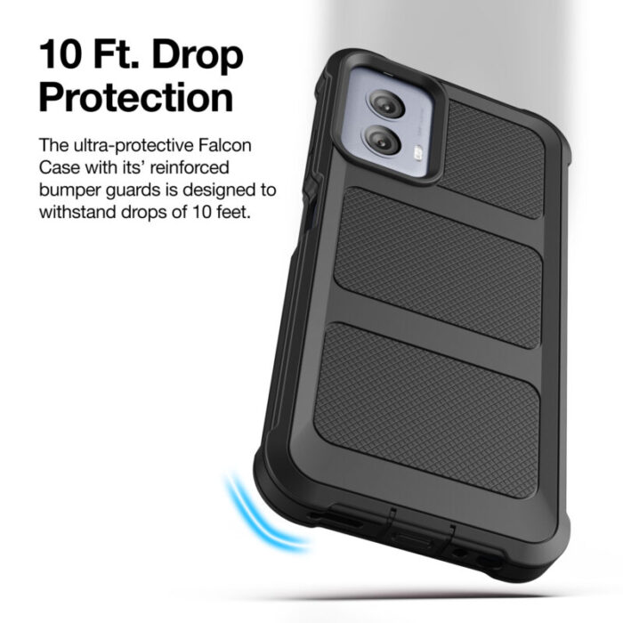 Motorola Moto G Power 2024 Falcon Case with UHD Screen Protector ERS411 4