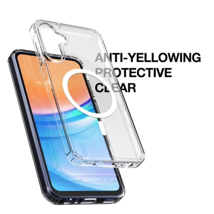 Samsung Galaxy A15 5G Clear Magsafe Case with Belt Clip Holster EMSCB403HL 4