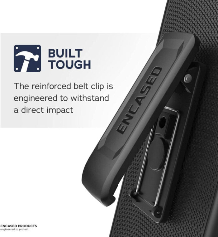 Samsung Galaxy S22 Rebel Case with Belt Clip Holster Black Black RB213BKHL 3 1