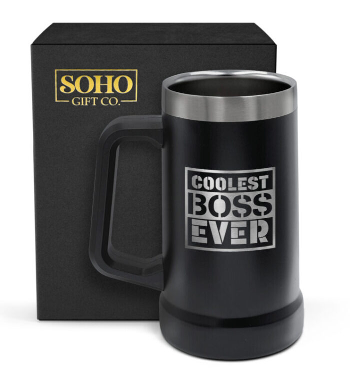 SoHo Stainless Steel Insulated Tumbler Coolest Boss Ever BM3310