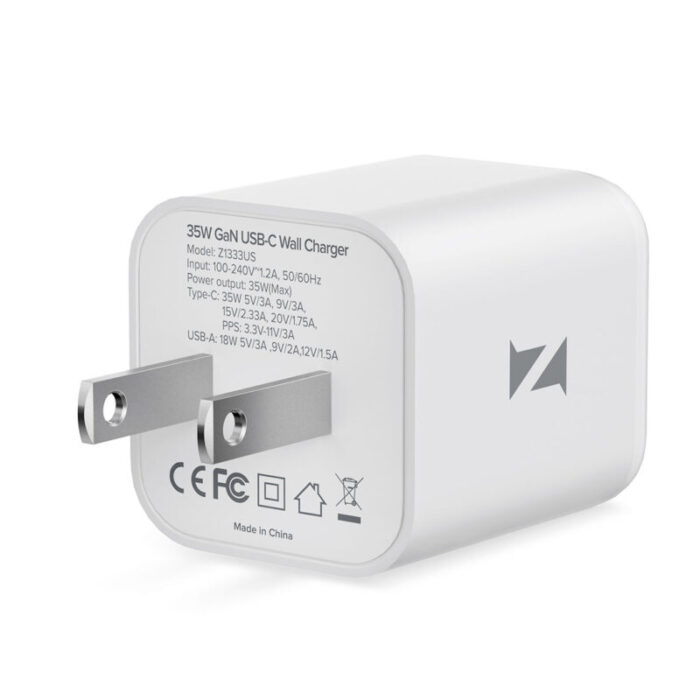 ZIKE 35W GaN USB C Wall Charger US 5