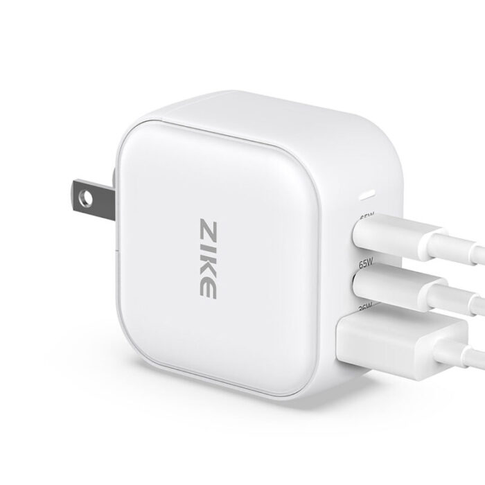 ZIKE 66W GaN USB C 3 Ports Wall Charger Z265B