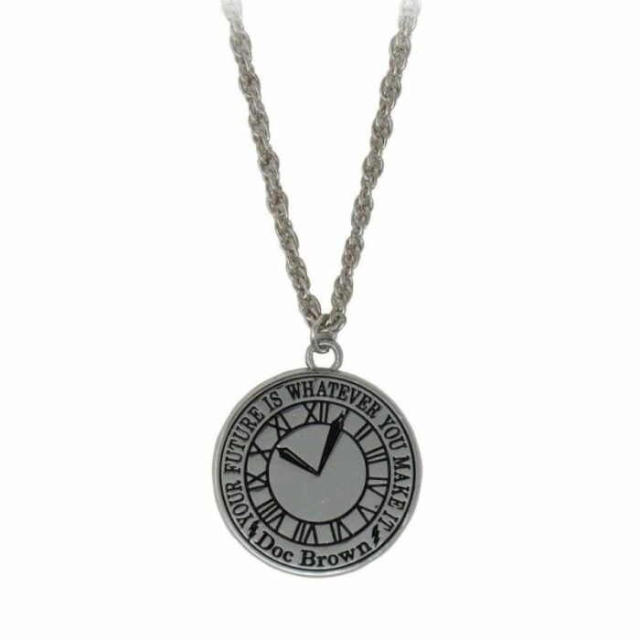 back to the future limited edition unisex clock necklace p72 1434 image