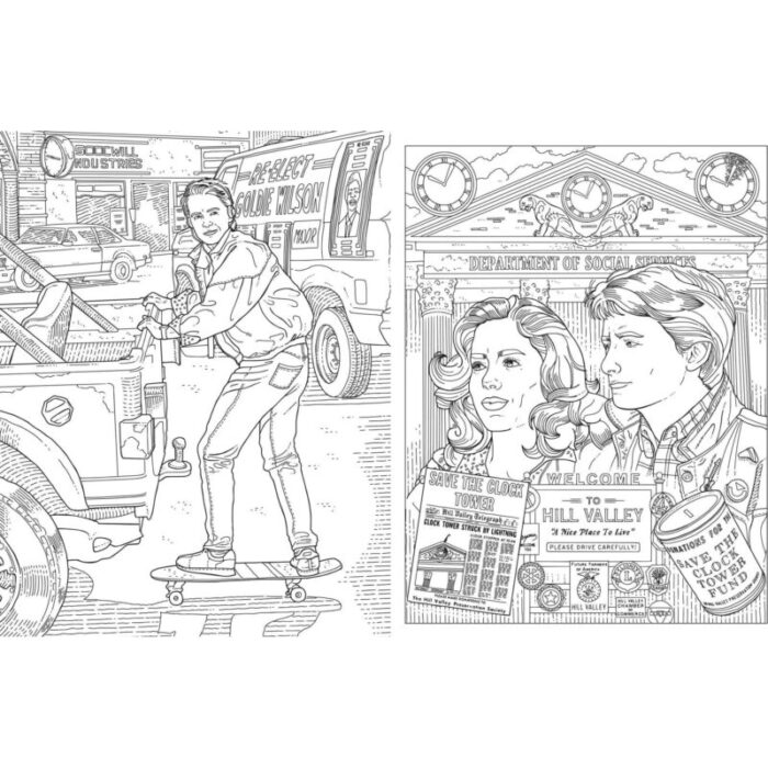 back to the future the official coloring book 9798886632699.in01