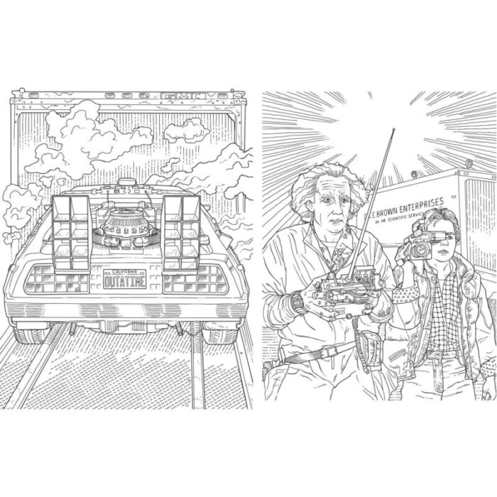 back to the future the official coloring book 9798886632699.in03