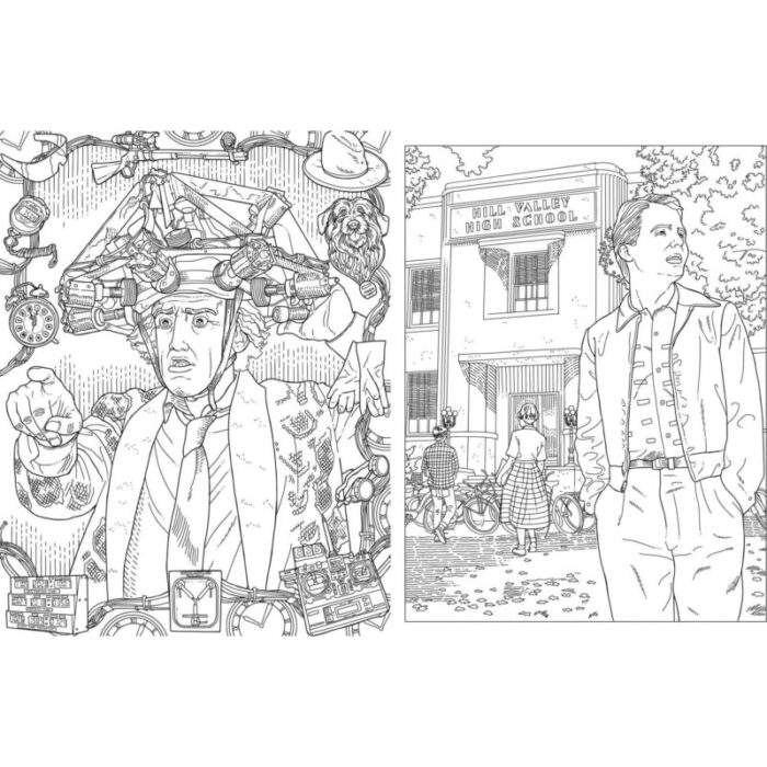 back to the future the official coloring book 9798886632699.in06