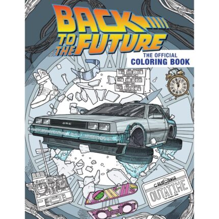 back to the future the official coloring book 9798886632699 hr