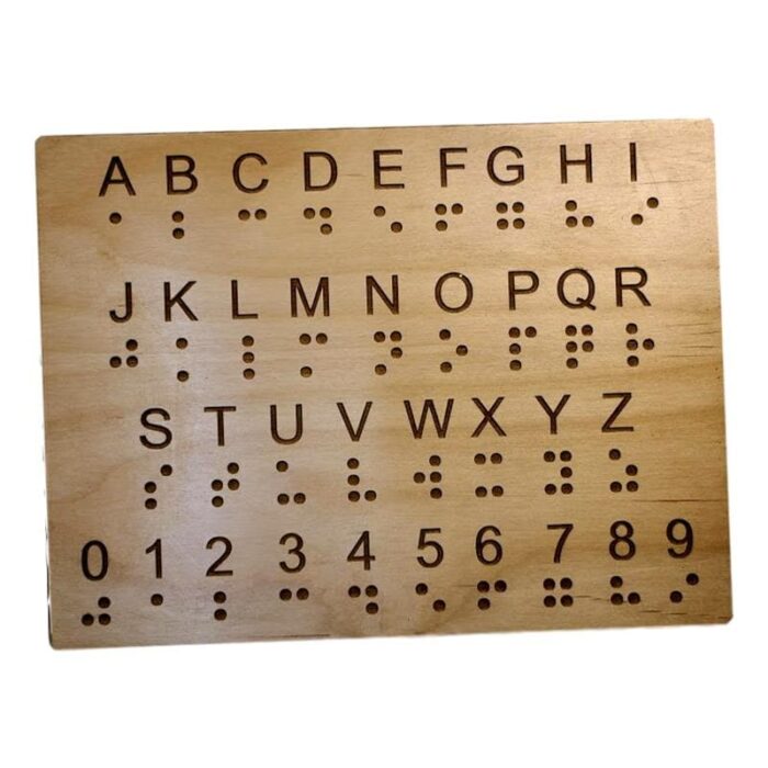 braille alphabet and number learning board educational aide for teaching braille to the sighted purple games studio 15610911391853