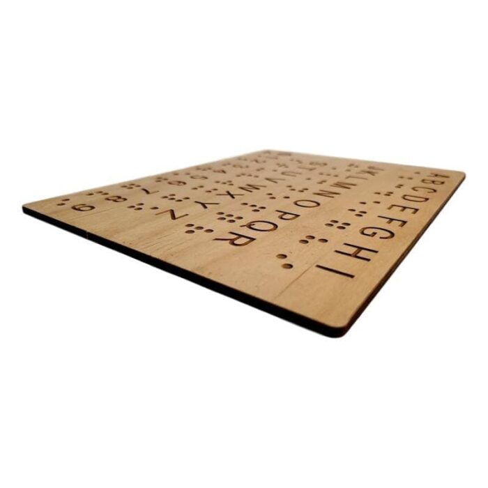 braille alphabet and number learning board educational aide for teaching braille to the sighted purple games studio 15610914144365