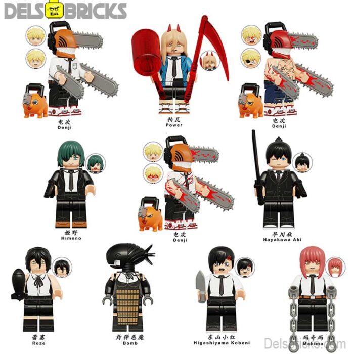 chainsaw man set of 10 1