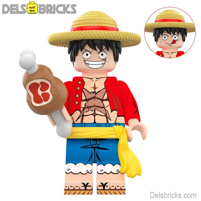 dy601 luffy one piece delsbricks minifigures