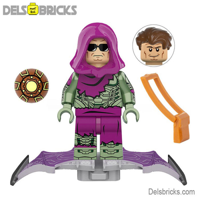 green goblin spiderman lego minifigures delsbricks