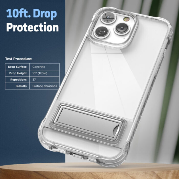 iPhone 14 Pro Rugged Clearback Case with Screen Protector MU255CL 3