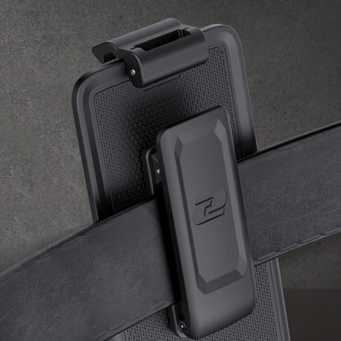 iPhone 14 Thin Armor Case with Belt Clip Holster TA253BKHL 8