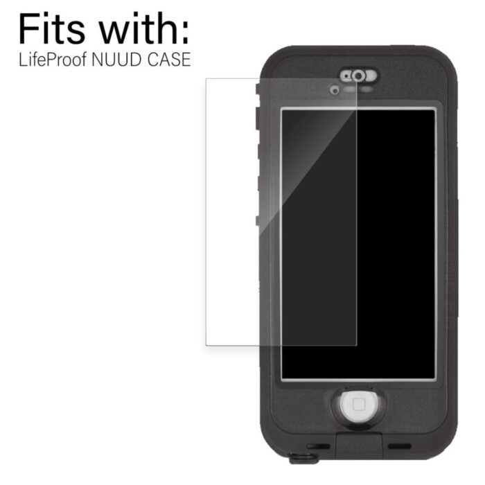 iPhone 5 Lifeproof Nuud Tempered Glass Clear Encased MGL0103 2