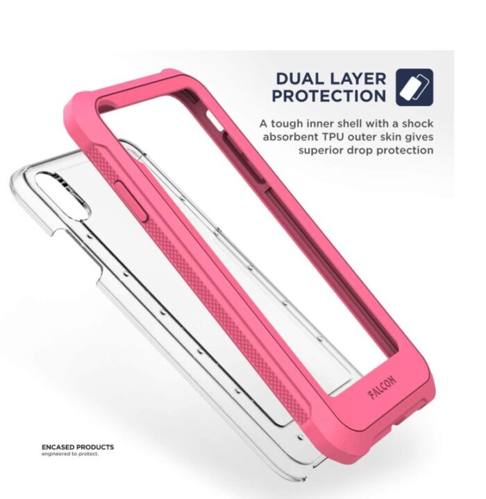 iPhone XR Falcon Case Pink Encased FC71PK 2 1