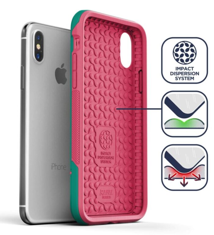 iPhone XS Max Rebel Case Pink Pink RB72TL 1