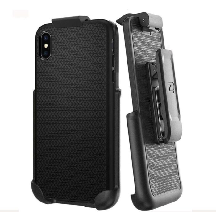 iPhone XS Max Spigen Liquid Air Armor Holster Black HL72SD