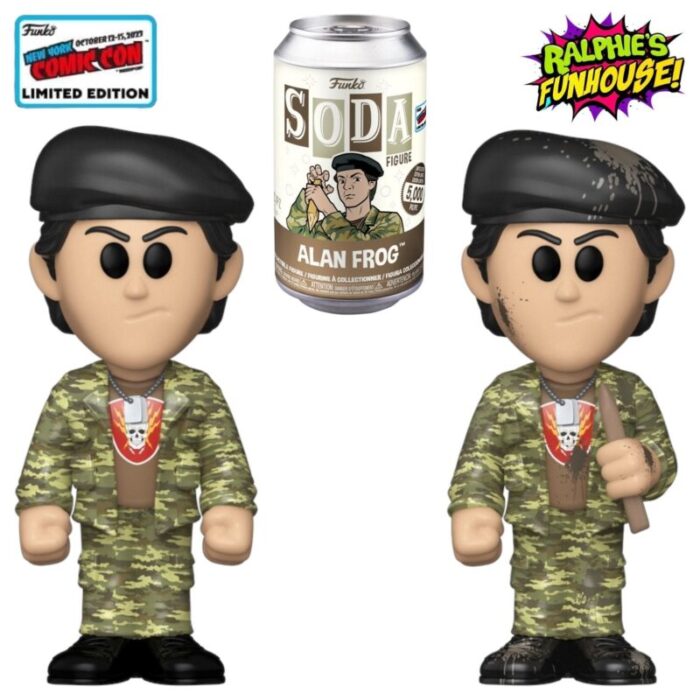 in stock now funko soda vinyl the lost boys alan frog sealed can with 1 in 6 chance at chase new york comic con exclusive spastic pops 907882