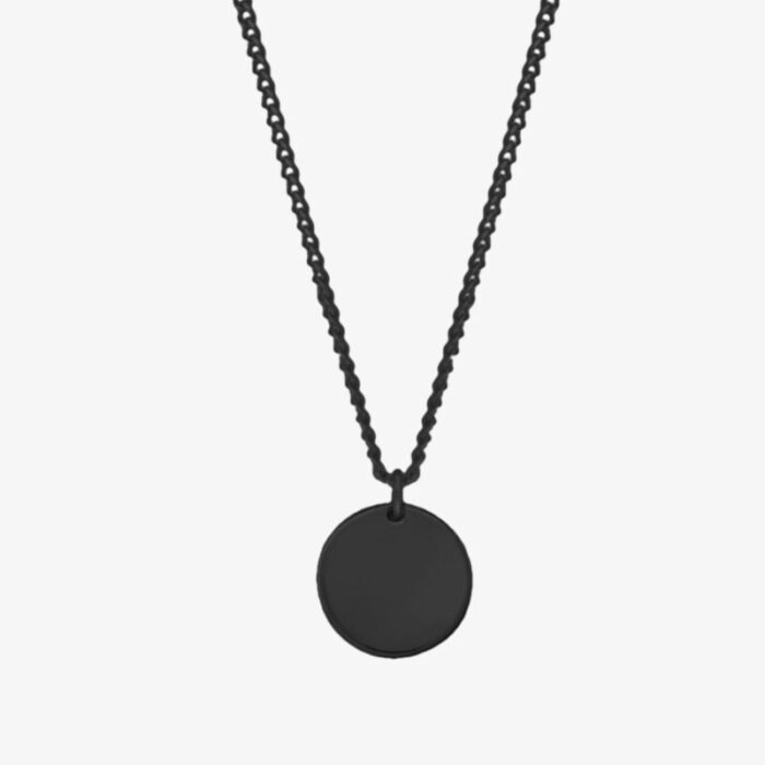 matteblackcoinnecklacestarmap