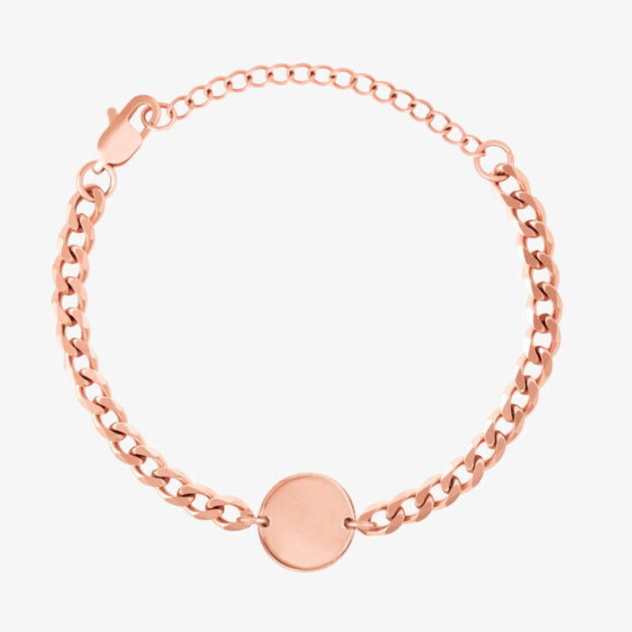 rosechaincoinbracelet