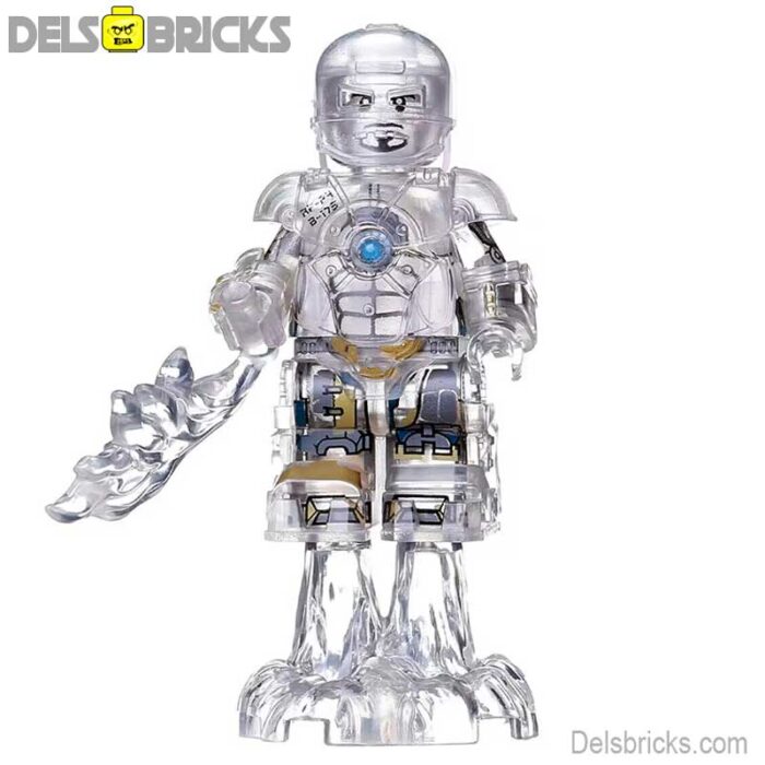 transparent iron man mark1 delsbricks minifigures