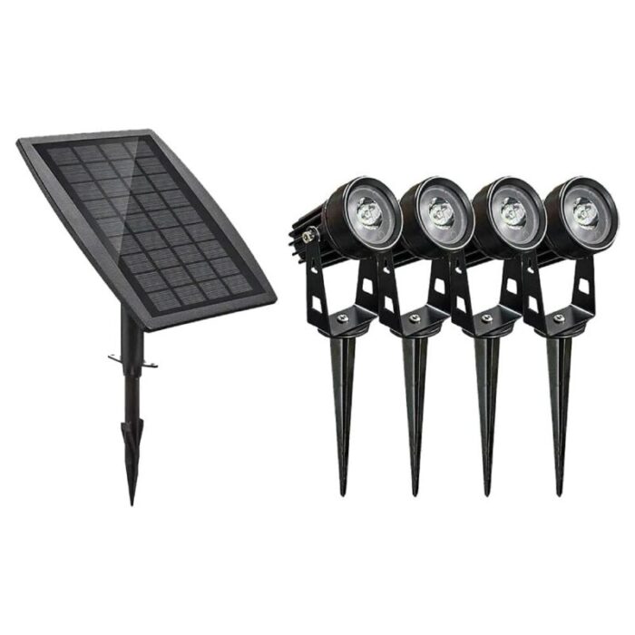 truelumensdusktodawnoutdoorsolarspotlightdownlightuplighthighperformancemetalaluminumspotlights