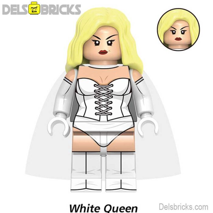 x men97 white queen gh0521 delsbricks minifigures